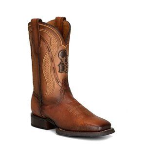 NIB Cuadra Ostrich Belly Western Boots